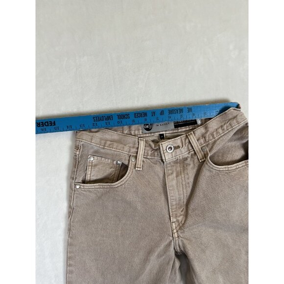 Levis Silvertab 94 Jeans Womens 26x30 Baggy Beige Denim Y2K Skater Grunge Modern - Picture 3 of 7